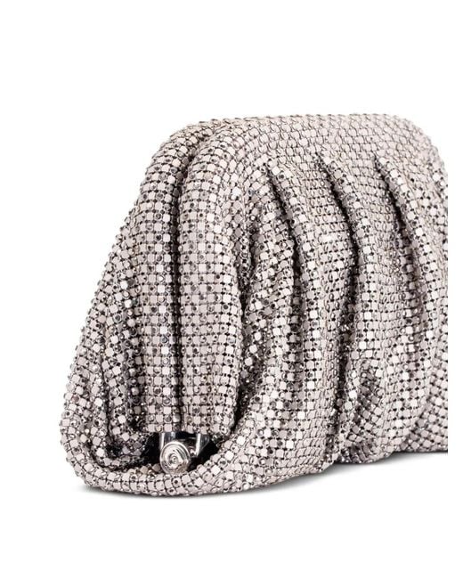 Benedetta Bruzziches Gray La Petite Venus Clutch Bag