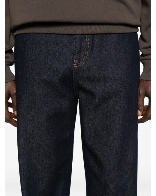Les Deux Blue Roi Buttoned Jeans for men