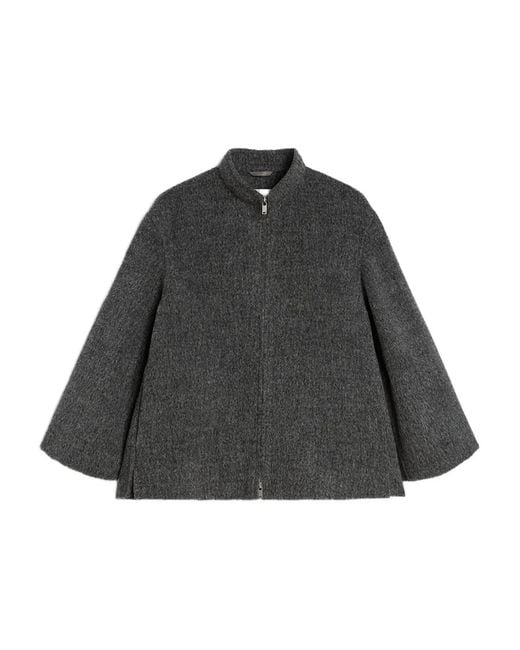 Jil Sander スタンドカラー ジャケット グレー | Lyst