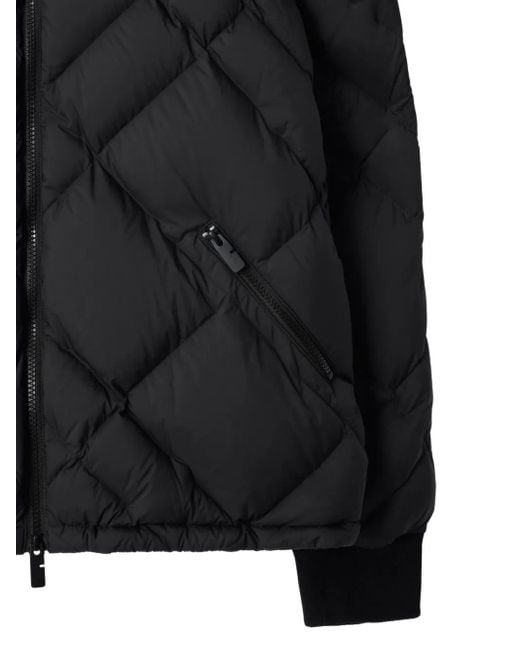 Burberry Gevoerd Jack Met Capuchon in het Black voor heren