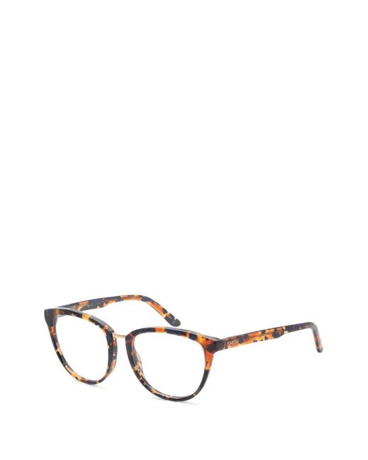 Smith White Ambrey Tortoiseshell-Effect Square-Frame Glasses