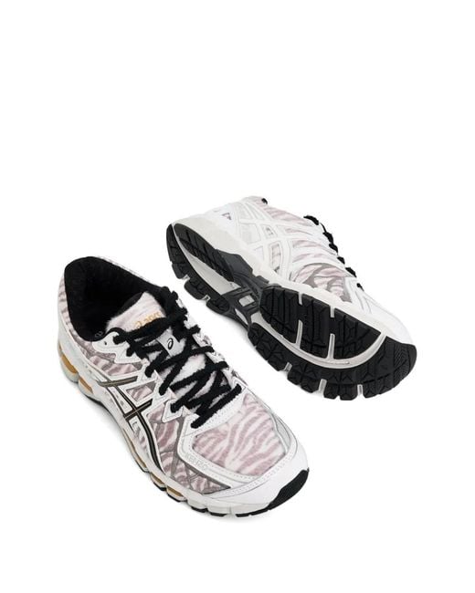 KENZO White X Asics Gel-Kayano 20 Tiger-Pattern Sneakers for men