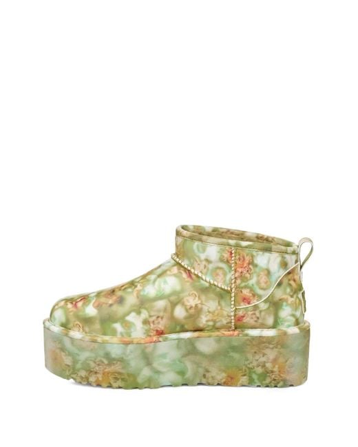 Ugg Green Ultra Mini Platform Boots