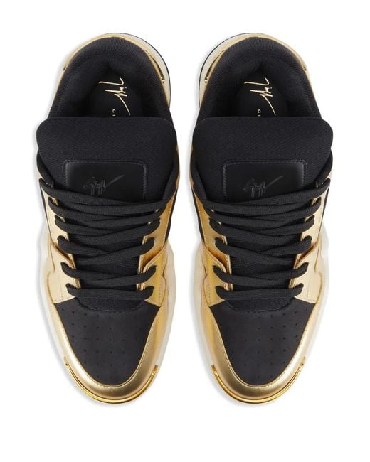 Giuseppe Zanotti Black Talon Leather Sneakers for men