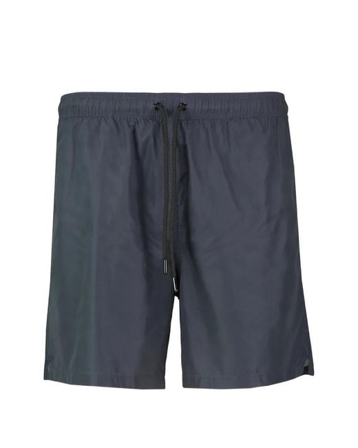 Pal Zileri Blue Drawstring Swim Shorts for men