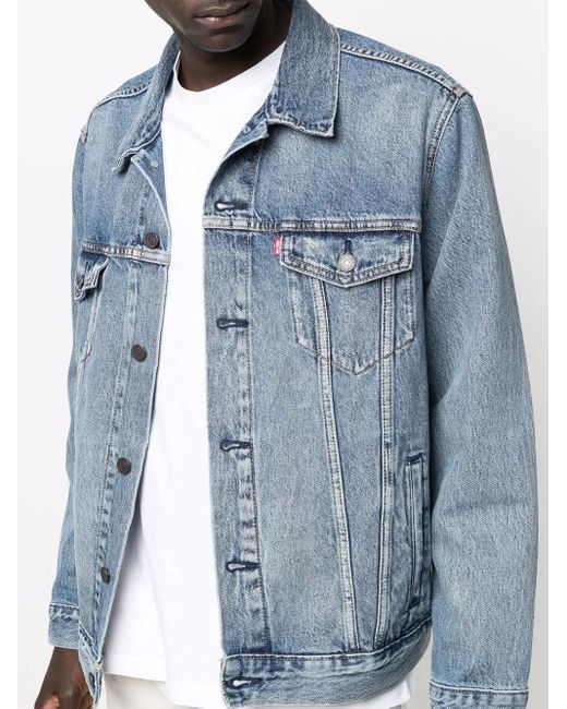 Levi's Blue Skyline Denim Trucker Jacket for men