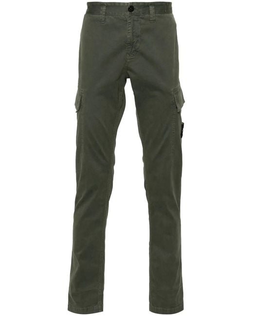 Stone Island Green Stylish Pants For Fall 2024 for men