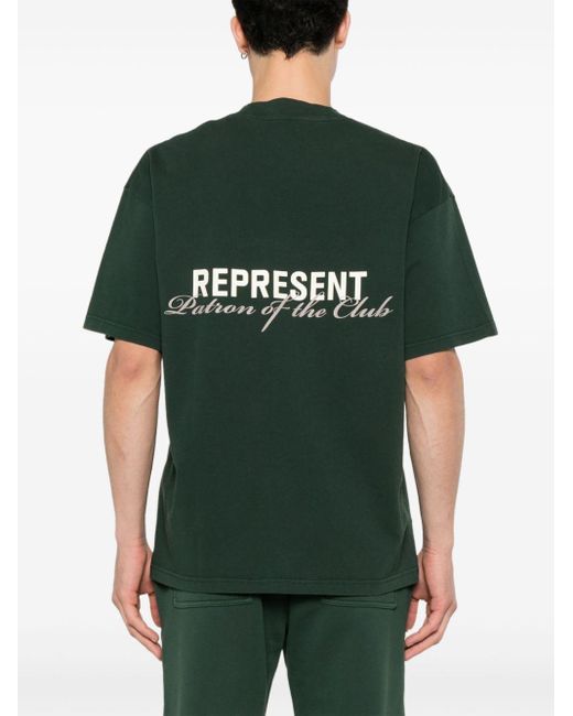Represent Patron of the Club T-Shirt in Green für Herren