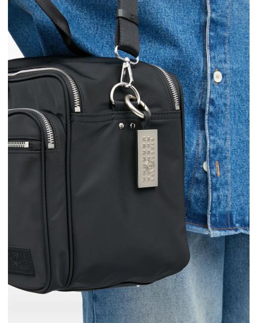 MM6 by Maison Margiela White Numeric Tag Keyring