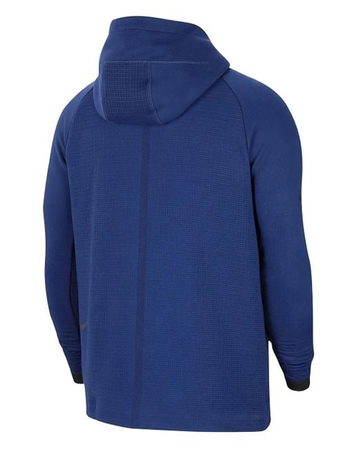 Nike Blue Tech Pack Windrunner Zip Hoodie for men