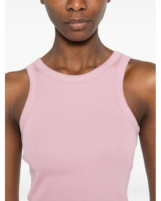 Nanushka Pink Slim Fit Tank Top