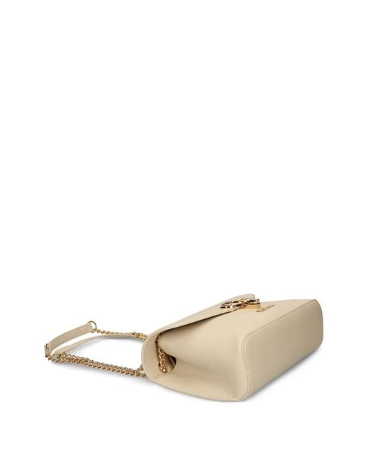 Love Moschino Natural Heart-Detail Shoulder Bag