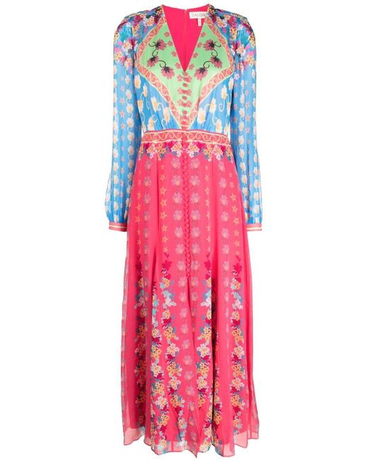 saloni pink dress