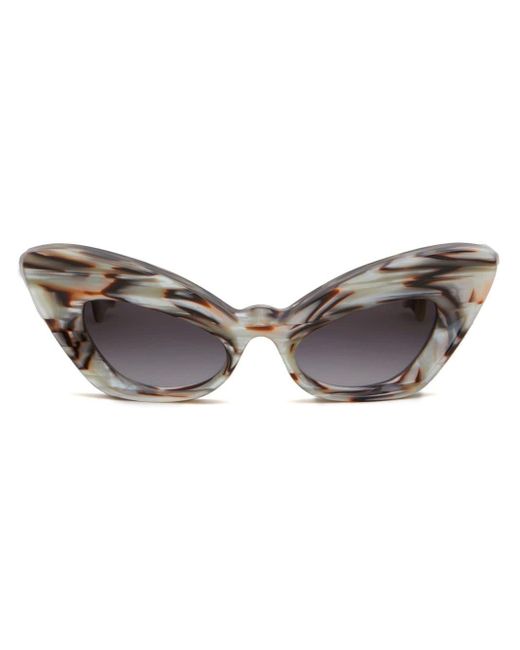 Marni Brown Cat-eye Frame Sunglasses
