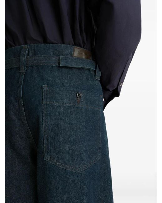 Jeans Con Cinturini Regolabili di Lemaire in Blue da Uomo