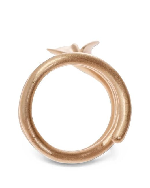 Cult Gaia White Calla Wavy Ring