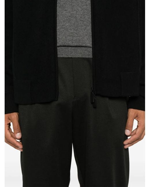 メンズ Emporio Armani プリーツディテール パンツ Black
