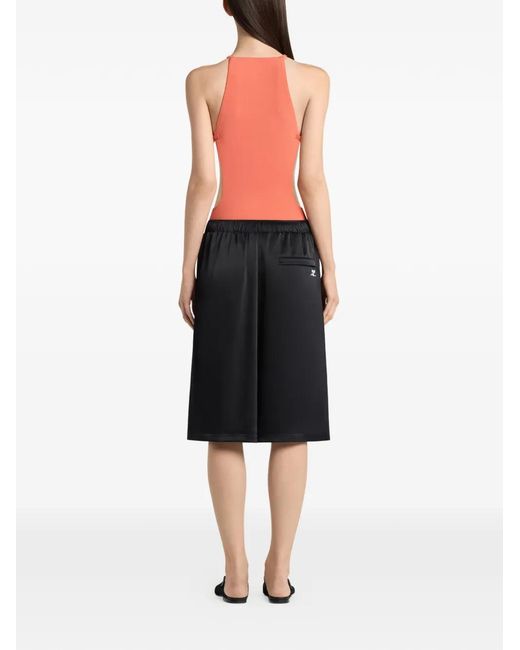 Courreges Pink Cut-Out Swimsuit