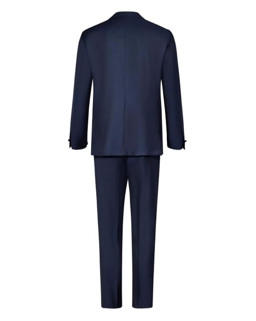 Franzese Collection Blue Stefano De Martino Single-Breasted Suit (Set Of Three) for men