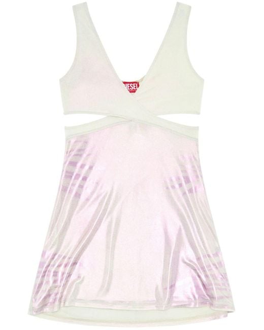 DIESEL Pink D-farfy Mini Dress