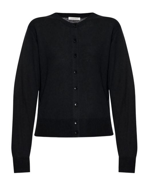 By Malene Birger Black Montie Buttoned Cardigan