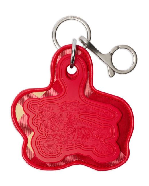 Porte-clés à motif Equestrian Knight Burberry pour homme en coloris Rouge |  Lyst