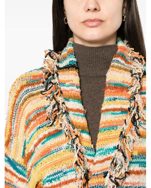 Alanui Multicolor Cardigan Cotton, Polyamide, Polyester, Linen