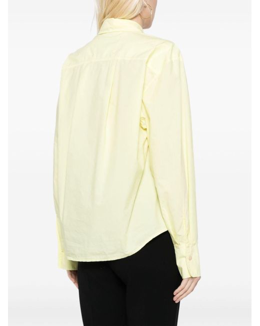 Forte Forte Yellow Long-sleeve Cotton Shirt