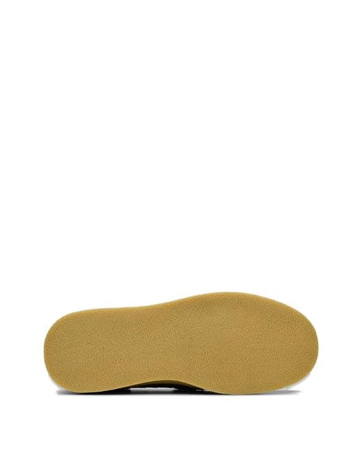 HIDE & JACK Black Crocodile-Effect Slip-On Sneakers