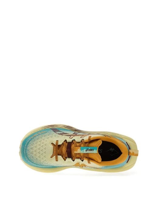 Asics Green Trabuco Max 4 Logo Detail Sneakers for men