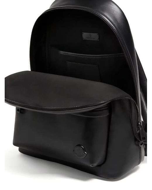 Moncler Black Carlo Backpack for men