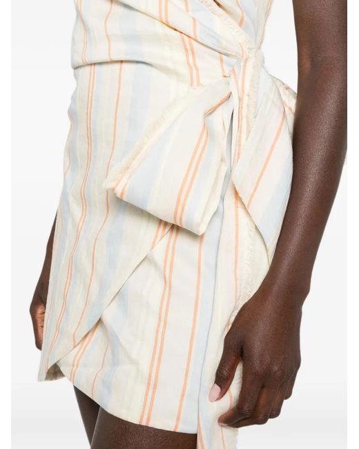 Sir White Pernille Wrap Mini Dress