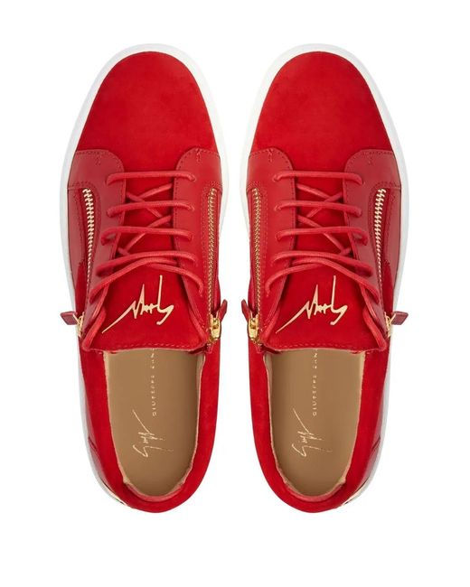 Giuseppe Zanotti Red Trainers for men