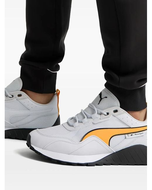 PUMA White X Bmw Motorsport Speedfusion 2.0 Mist/Tangerine" Sneakers for men