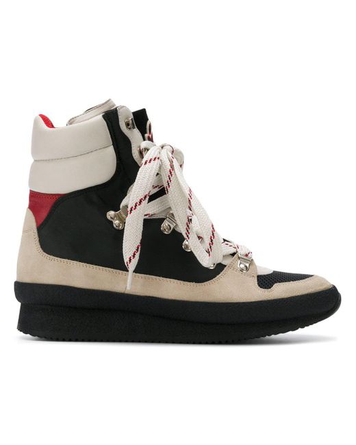 Isabel Baskets Montantes Brendta Coloris Marant En Noir Lyst VzpLSqUMG
