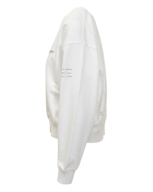 Givenchy White Logo Sweatshirt