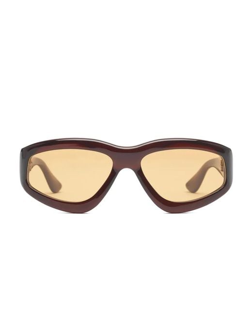 Port Tanger Natural Geometric Amber Sunglasses