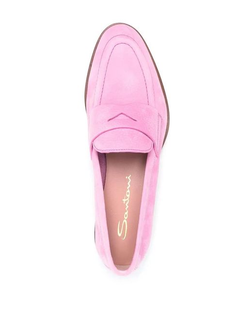 Santoni Pink Loafer