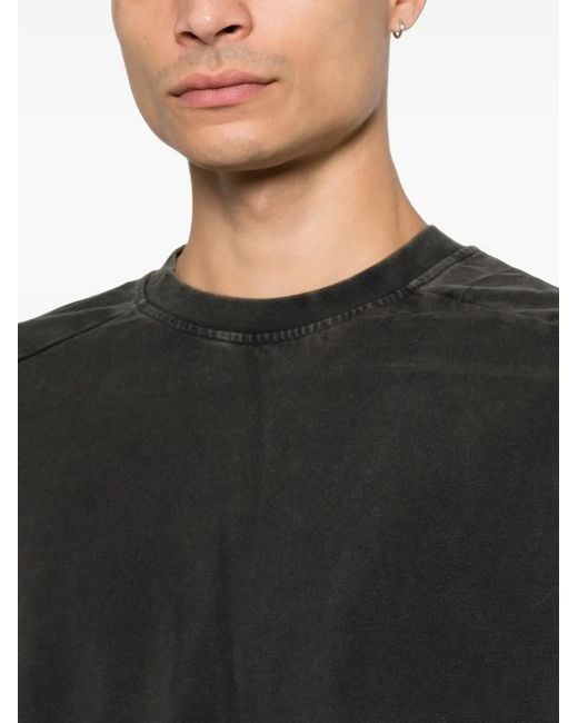 Entire studios Black Faded-Effect Long-Sleeve T-Shirt