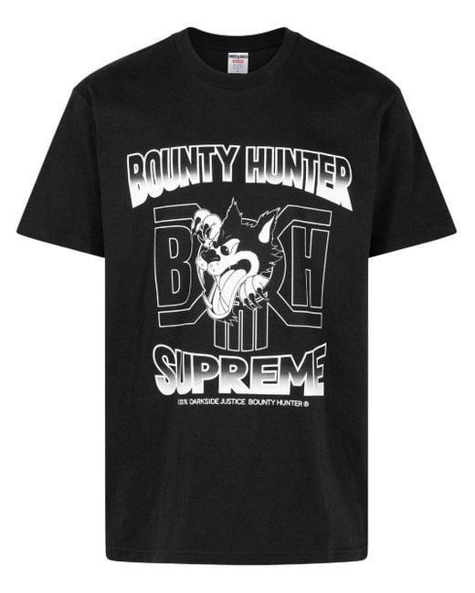 Camiseta Wolf de x Bounty Hunter Supreme de color Black