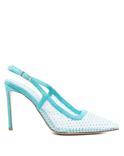 Ginissima Blue 95Mm Gilda Pumps