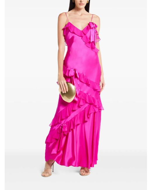 Ash Smokey Ruffle Maxi Dress main image 0