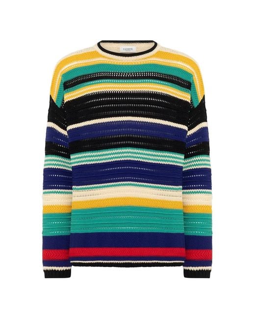 Pull À Rayures Laneus pour homme en coloris Black