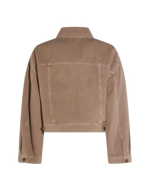 Brunello Cucinelli Brown Buttoned Jacket