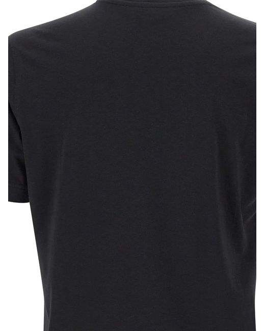 Diktat Black Supima Crewneck Cotton T-Shirt for men