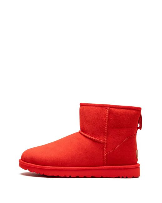 Ugg Red Classic Mini Ii "Cherry Pie" Boots