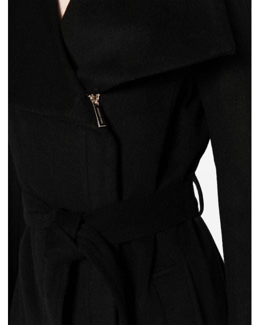 MICHAEL Michael Kors Black Belted Double-breasted Coat