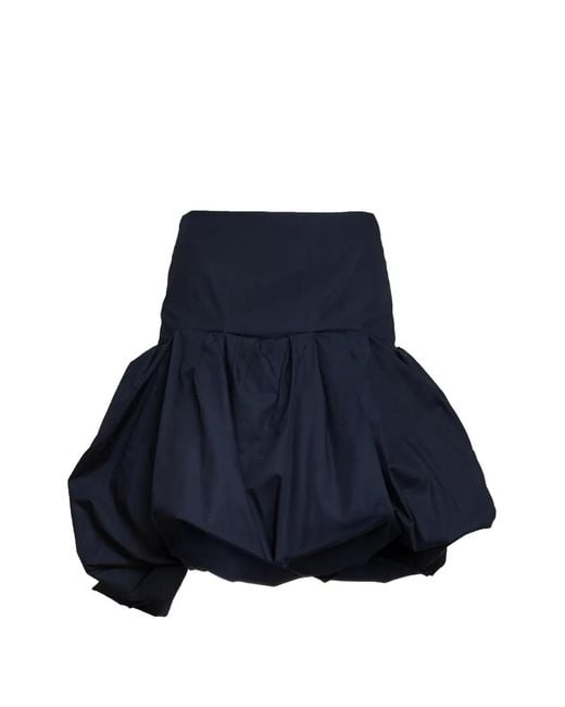 N°21 Blue Jupe À Coupe Évasée