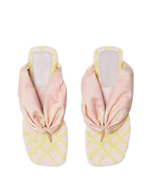 Burberry Pink Flip Flops