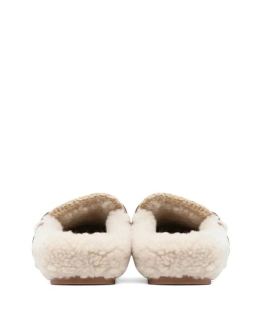 Mou Brown Mules Bio Slide